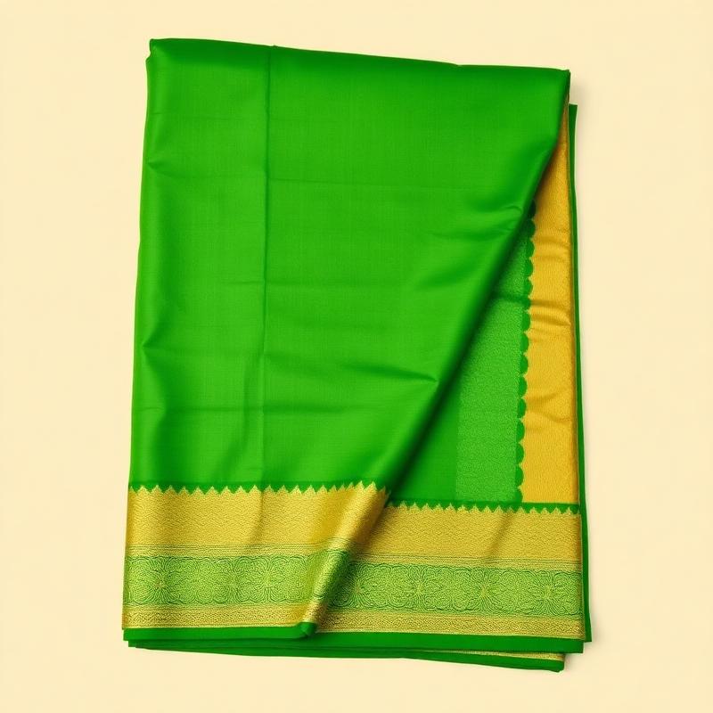 Silk Green Saree